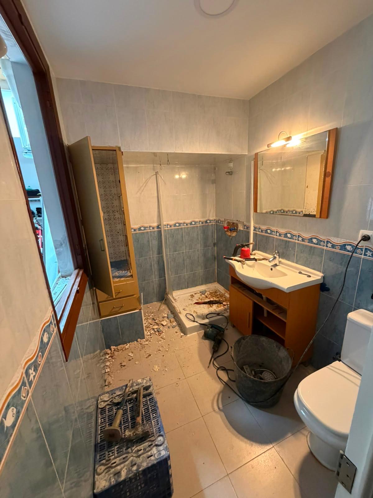 Antes de la reforma del baño